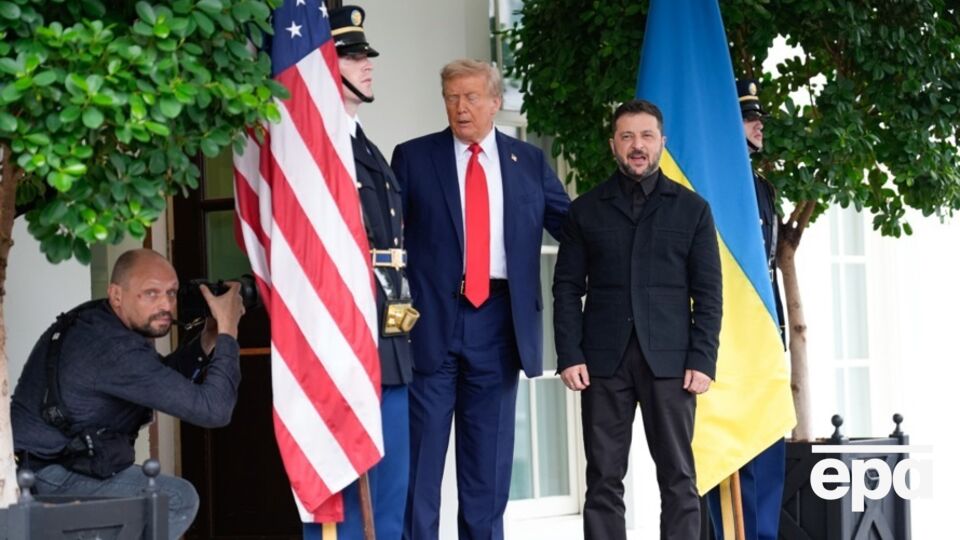 Зеленский прибыл на встречу с Трампом