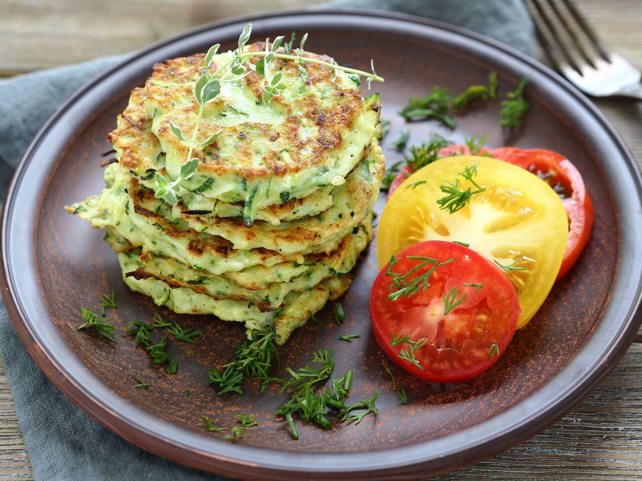 Оладки залишаються трохи хрусткими