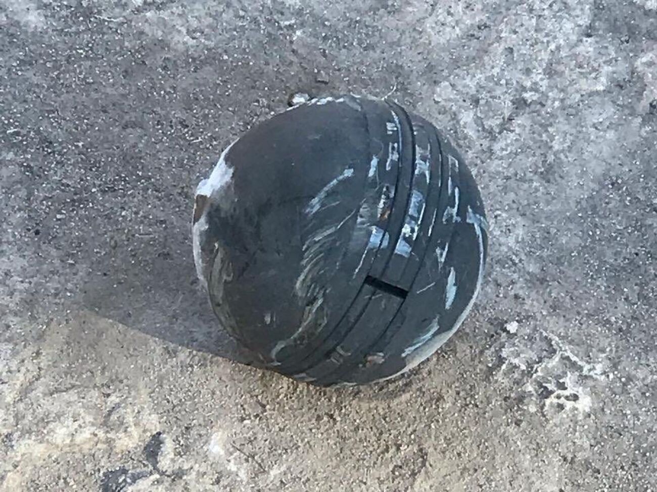 Нерозірвані заряди схожі на м'ячі