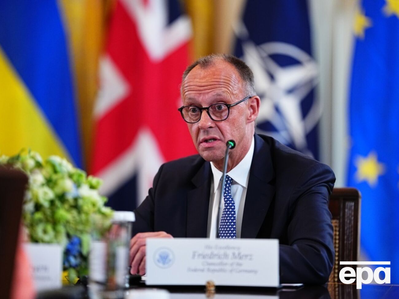 Мерц пояснив, що для України втрата Донбасу рівнозначна втраті штату Флорида для США