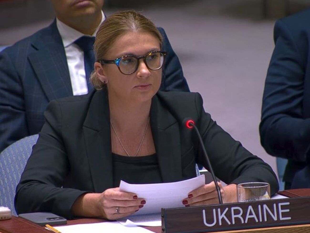 Представитель Украины призвала Совбез принять резолюцию о прекращении огня