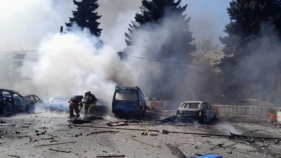 Россияне нанесли удар дронами