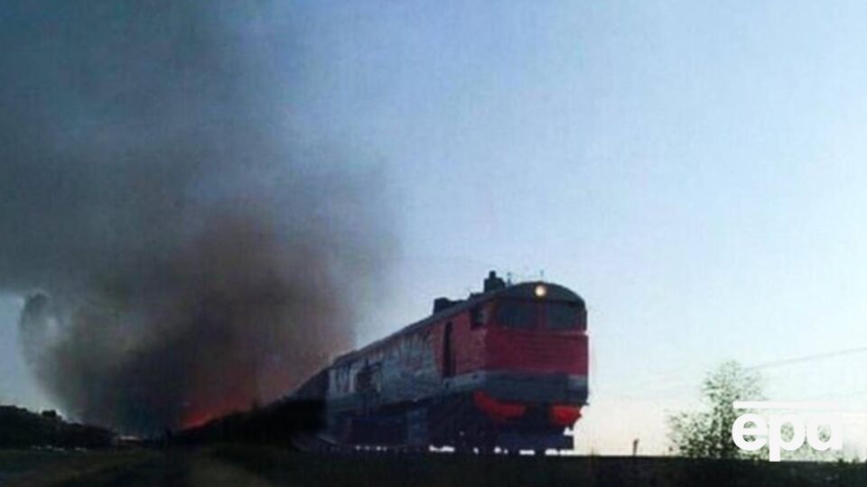 Спецпризначенці уразили потяг росіян із паливно-мастильними матеріалами, ідеться в повідомленні