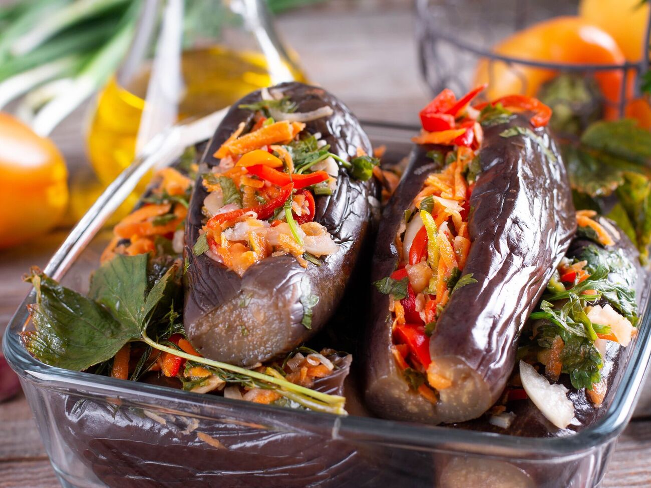 Маринованные баклажаны будут готовы через два дня