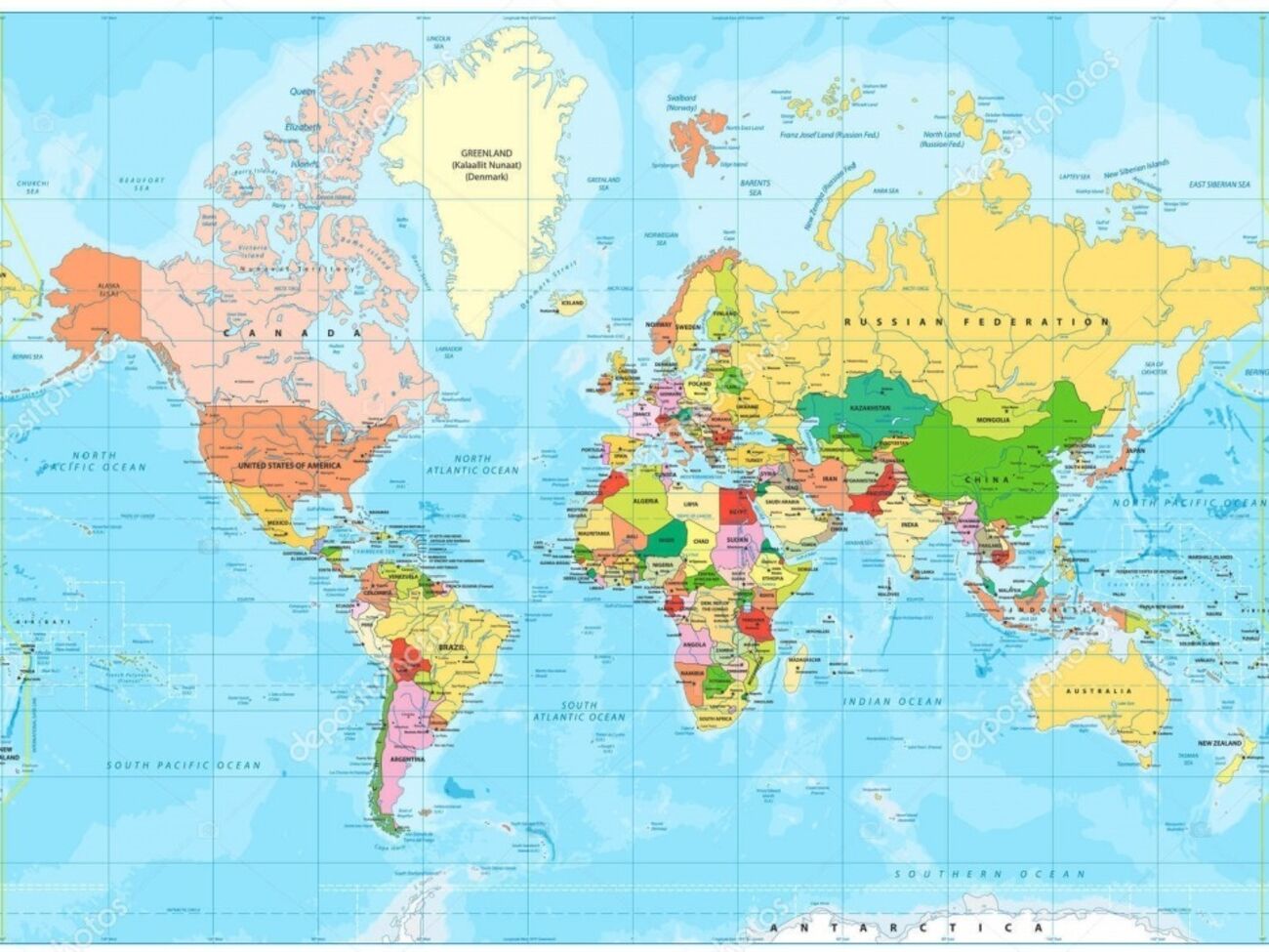 Из-за географического положения на карте Меркатора РФ кажется больше, чем есть на самом деле