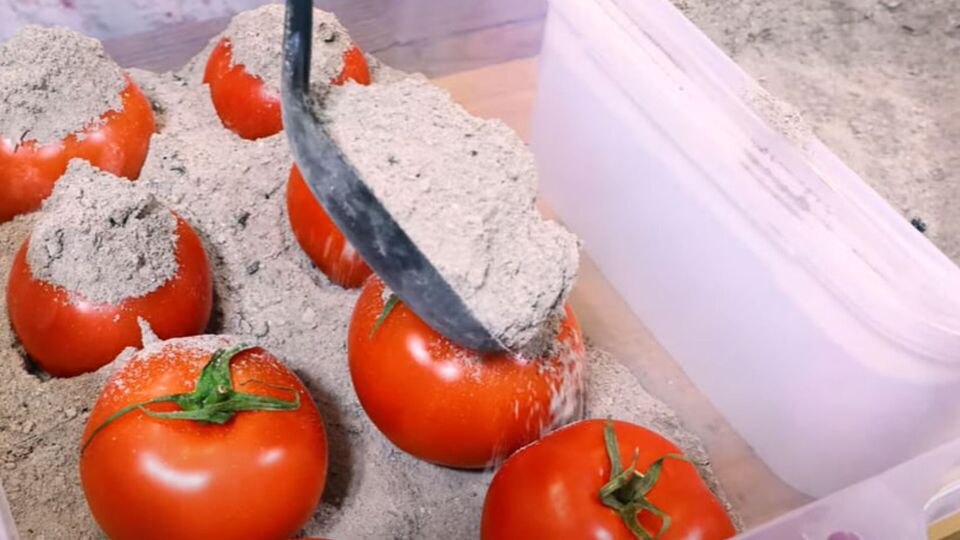 Помидоры для хранения должны быть целые, неповрежденные и слегка недоспевшие