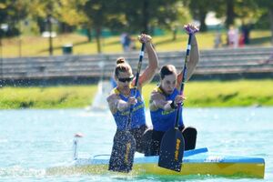 На ЧМ в Милане Лузан (на фото справа) самая титулованная в сборной Украины
