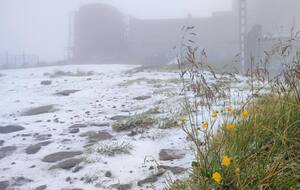 В украинских Карпатах выпал первый снег