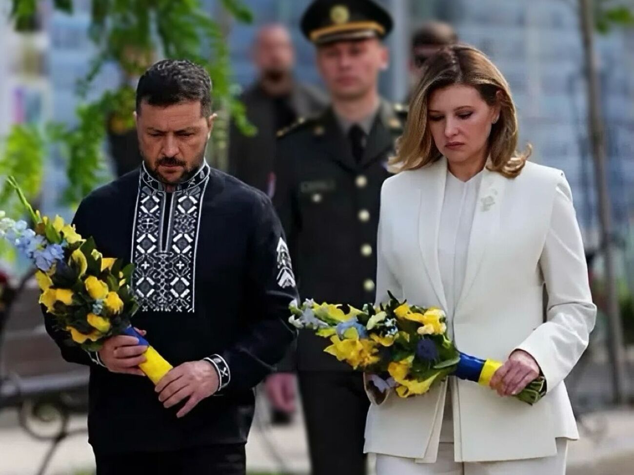 Литковская рассказала, что наряд супруги Зеленского символизирует твердую веру в новое начало и мир для Украины