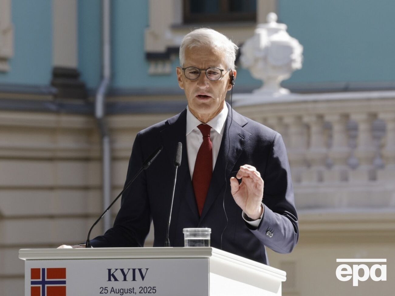 Йонас Гар Стере внесет в парламент предложение выделить для Украины $8,5 млрд в 2026 году