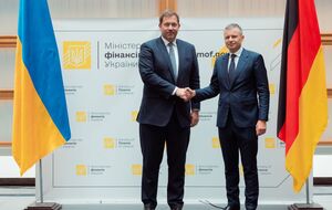 Клінгбейль (зліва) запевнив у подальшій підтримці України Німеччиною