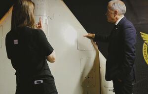 Карни показали сбитый российский БПЛА Shahed