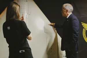 Карни показали сбитый российский БПЛА Shahed