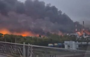 Пожар на НПЗ в Самарской области