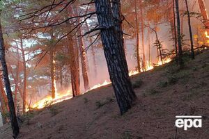 Пожежа розгорілася після падіння уламків БПЛА