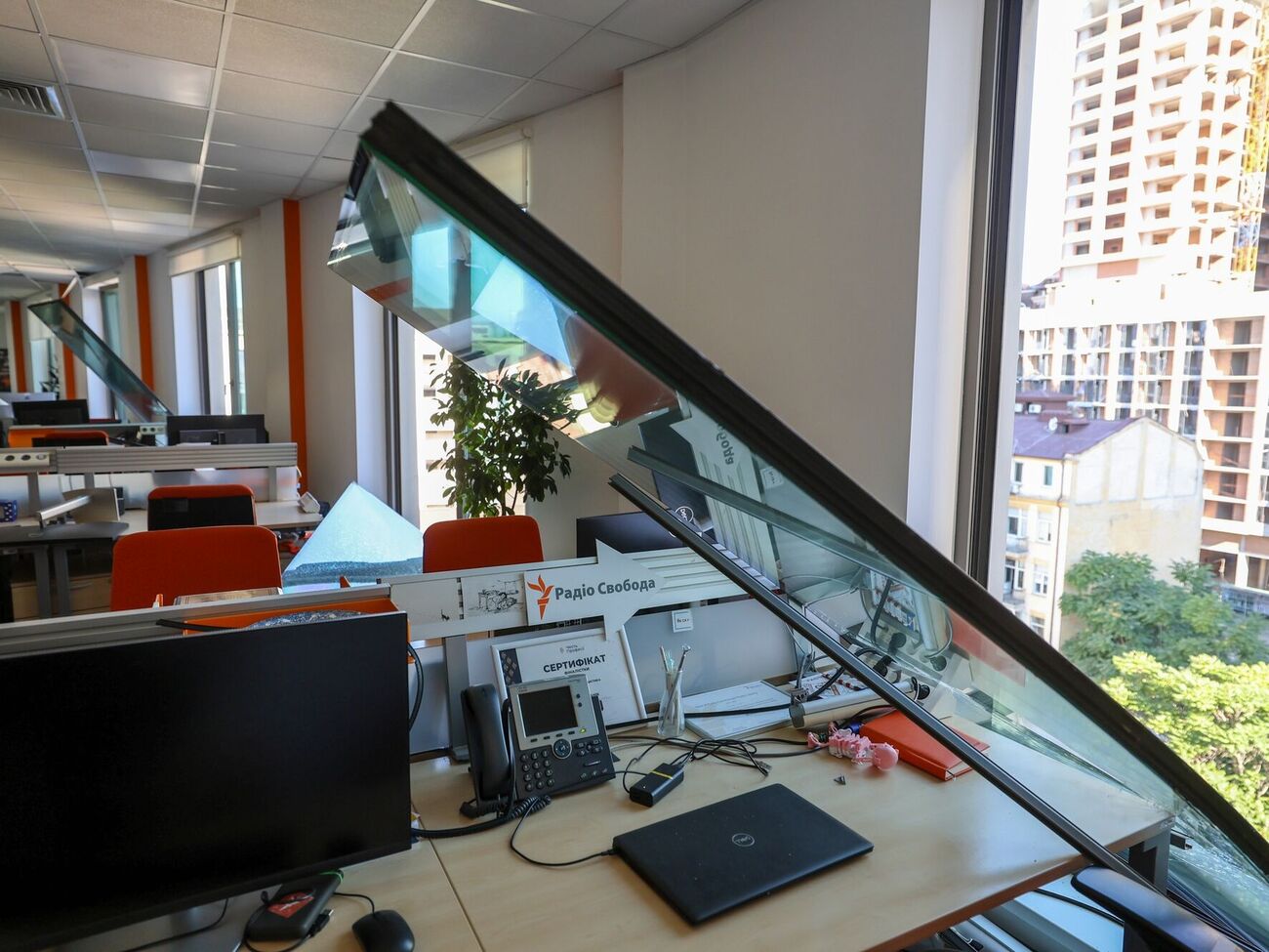 У Києві зазнали пошкоджень редакції ЗМІ