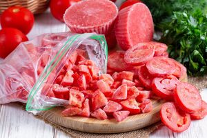 Замороженные помидоры не годятся для салатов