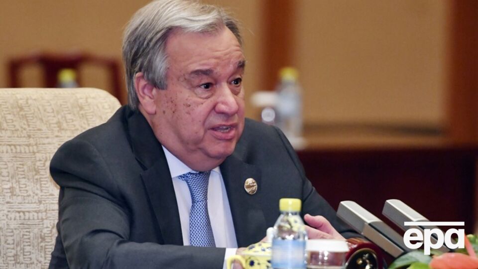 Гутерріш знову закликав до припинення вогню в Україні, зазначив його спікер
