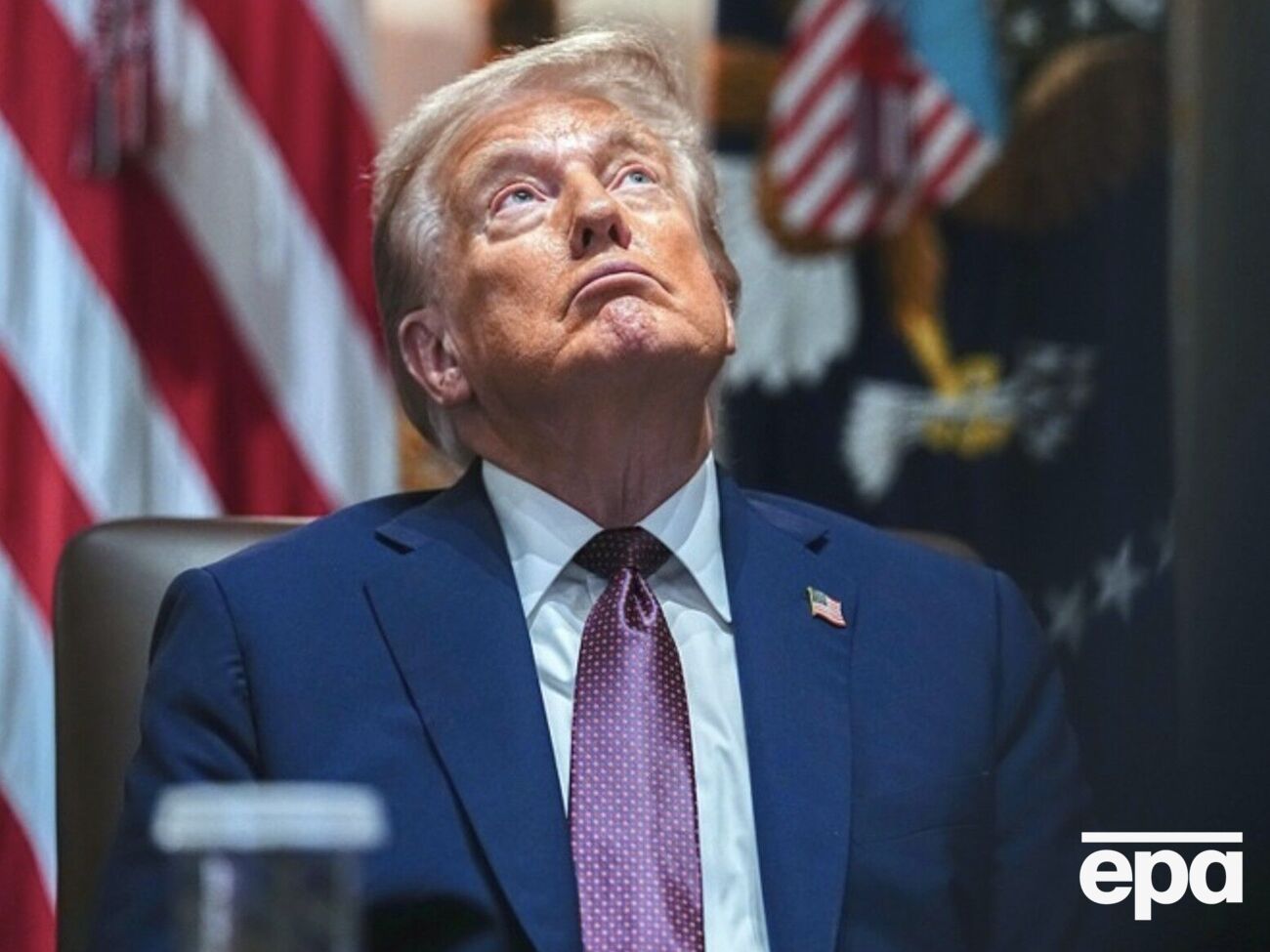 Трамп внимательно следит за ситуацией между РФ и Украиной, отметила его спикер