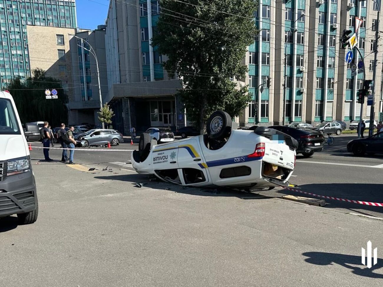 ДТП произошло на перекрестке улиц Федорова и Малевича
