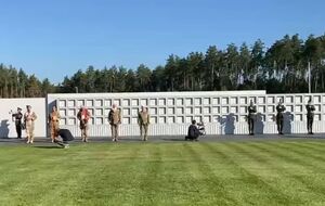 На военном кладбище состоялась церемония погребения