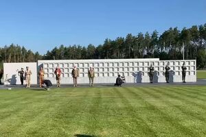 На военном кладбище состоялась церемония погребения