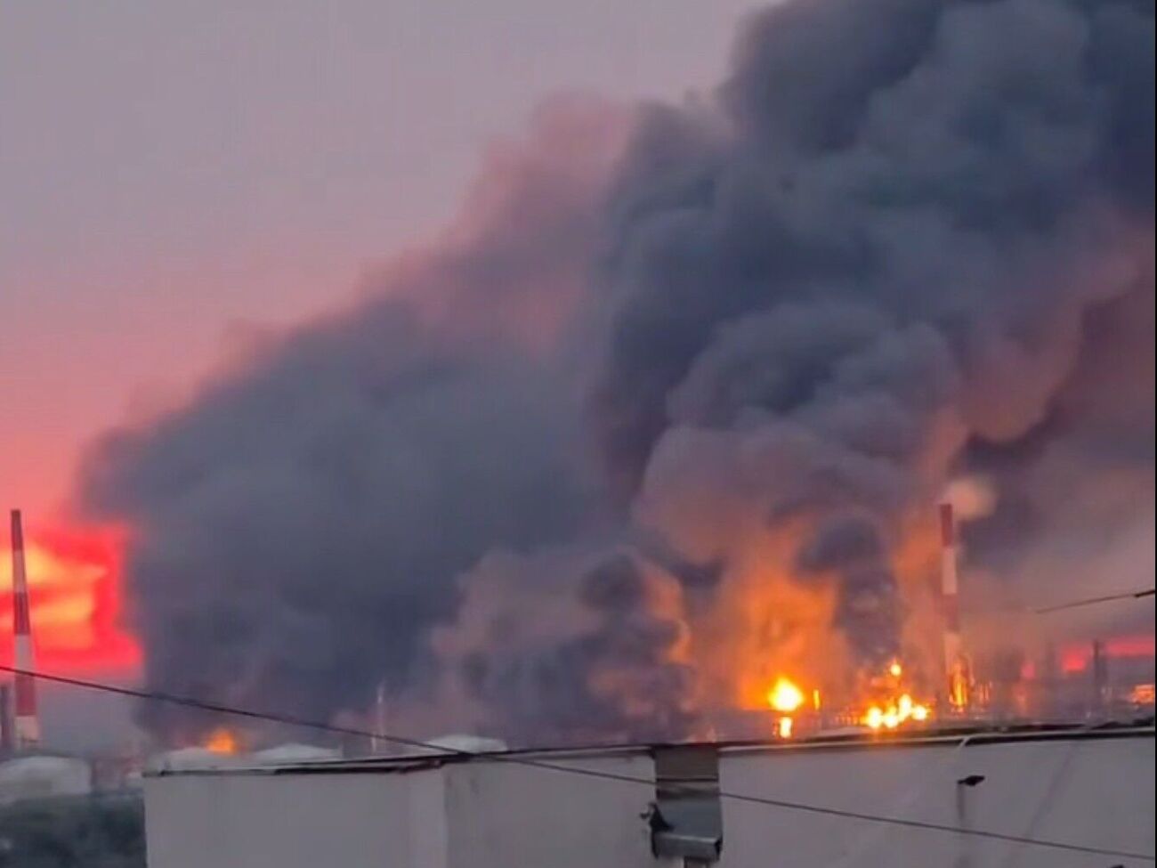 Беспилотники атаковали Куйбышевский НПЗ 28 августа