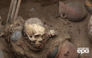 В одной из обнаруженных гробниц были останки человека, посуда и артефакты