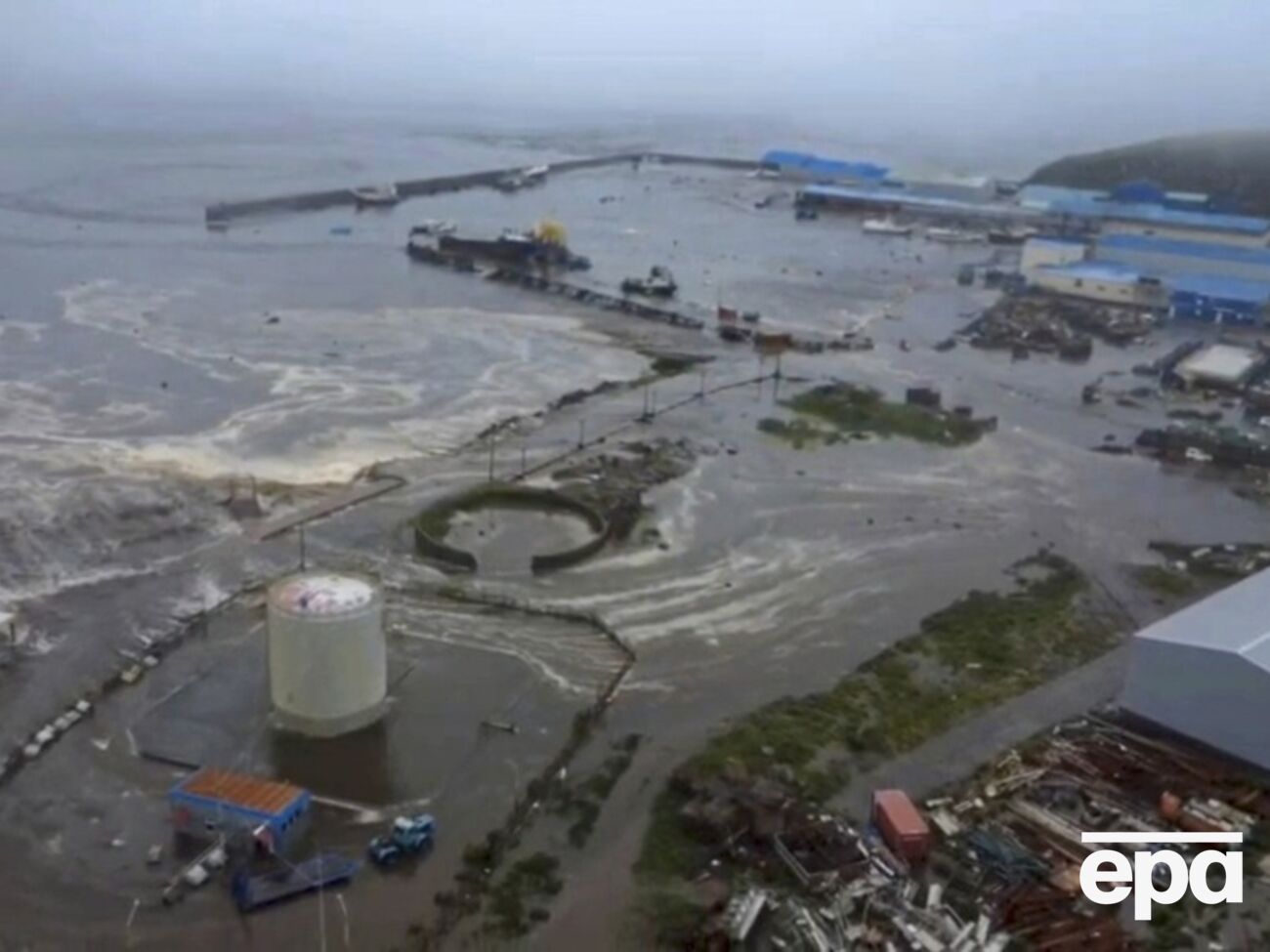 После землетрясения на Камчатке произошло цунами