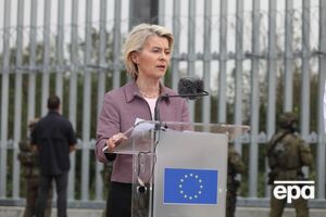 Фон дер Ляєн разом із Туском відвідала польсько-білоруський кордон