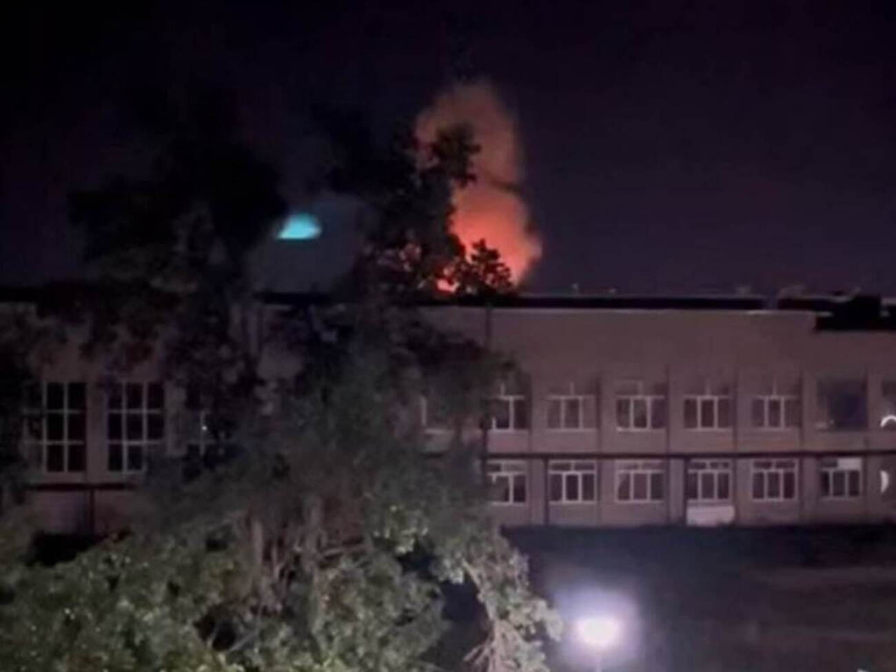 На станции Арчеда загорелось техническое здание