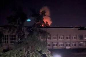 На станции Арчеда загорелось техническое здание