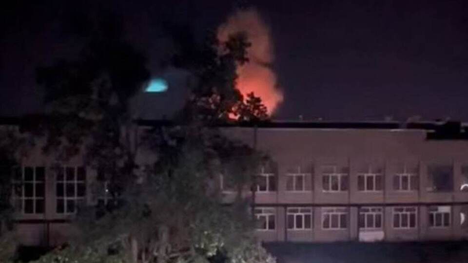 На станции Арчеда загорелось техническое здание