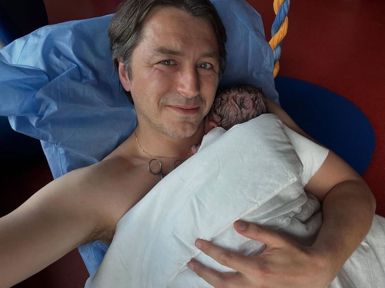 Притула не разглашал, что вскоре у него родится сын