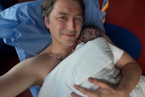 Притула не разглашал, что вскоре у него родится сын