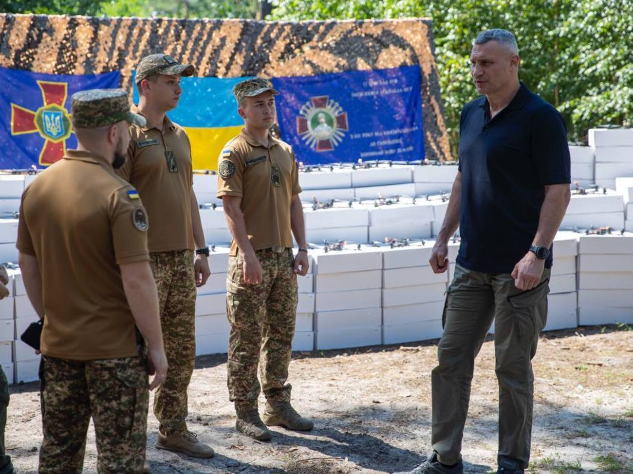 Кличко: За первые полгода Киев отправил НГУ уже более 33 тыс. БПЛА