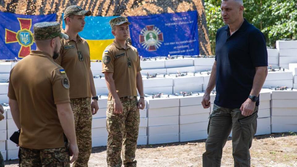 Кличко: За первые полгода Киев отправил НГУ уже более 33 тыс. БПЛА