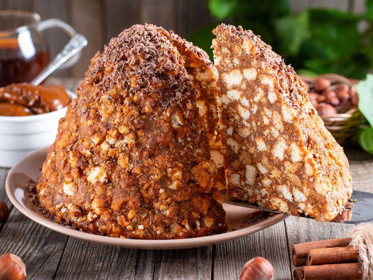 Торт можно есть сразу после приготовления