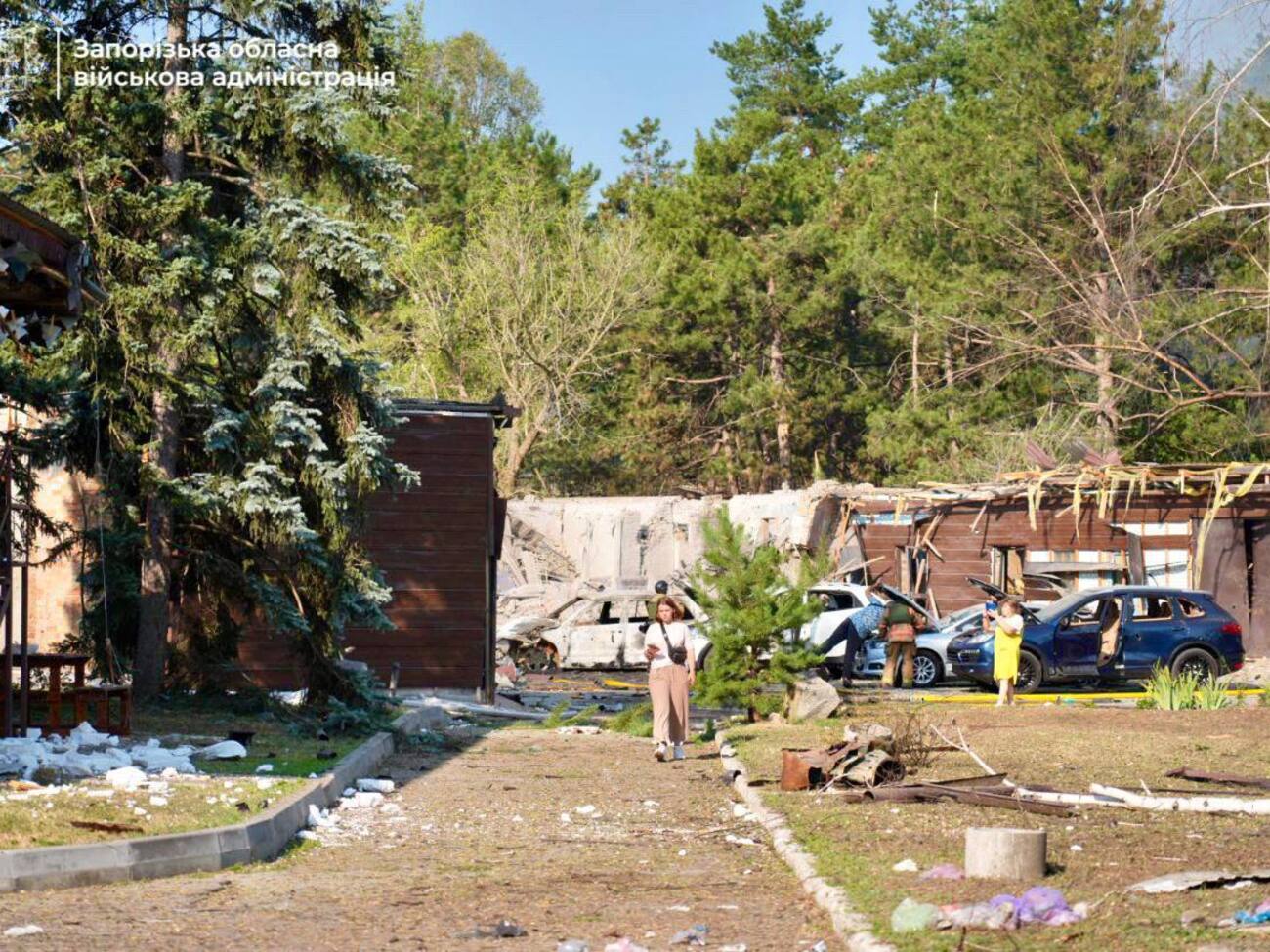 Предварительно, армия РФ атаковала Запорожскую область фугасными авиационными бомбами