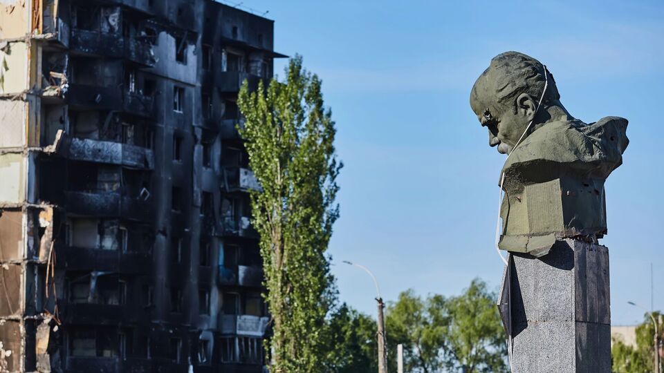 Бородянка пострадала от российской оккупации