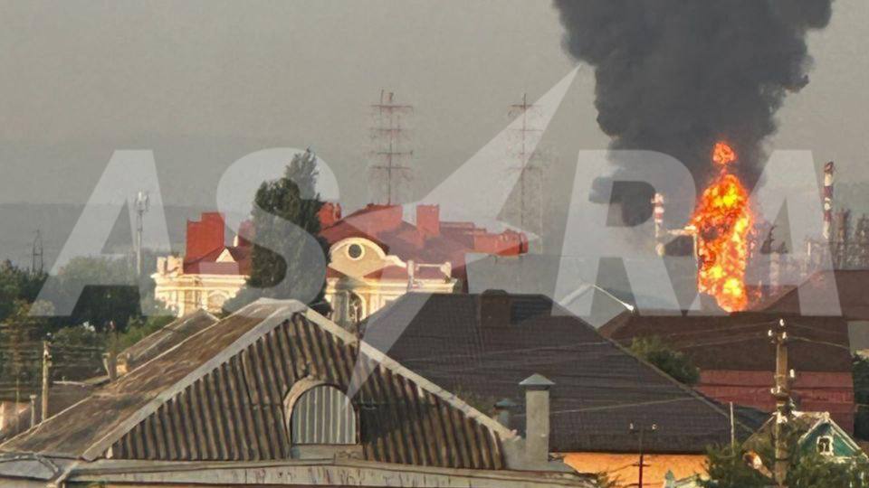Местные власти подтвердили пожар на Афипском НПЗ после атаки БПЛА