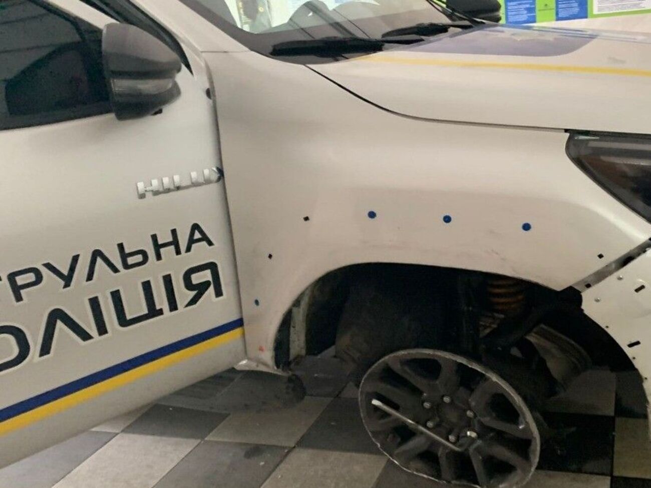 Троє патрульних дістали поранення