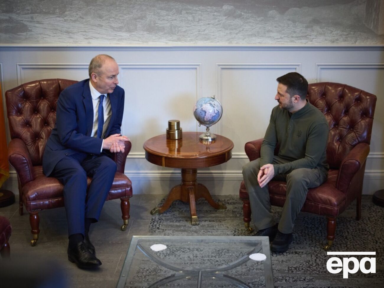 Зеленский сообщил, что они с Мартином обсудили работу над гарантиями безопасности