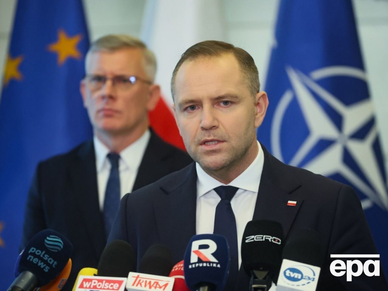 По словам Навроцкого, обсуждали возможность применения ст. 4 НАТО