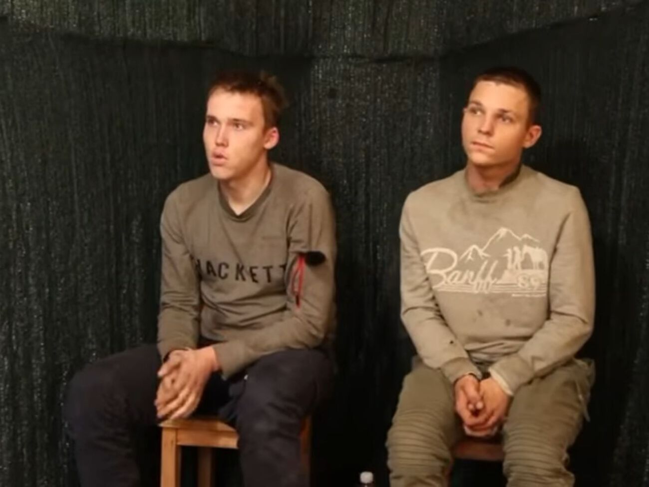 Военные показали пленных оккупантов