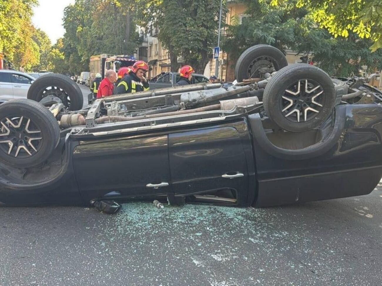 Аварія сталася вдень 13 вересня на перехресті вулиць Єврейська й Караванського