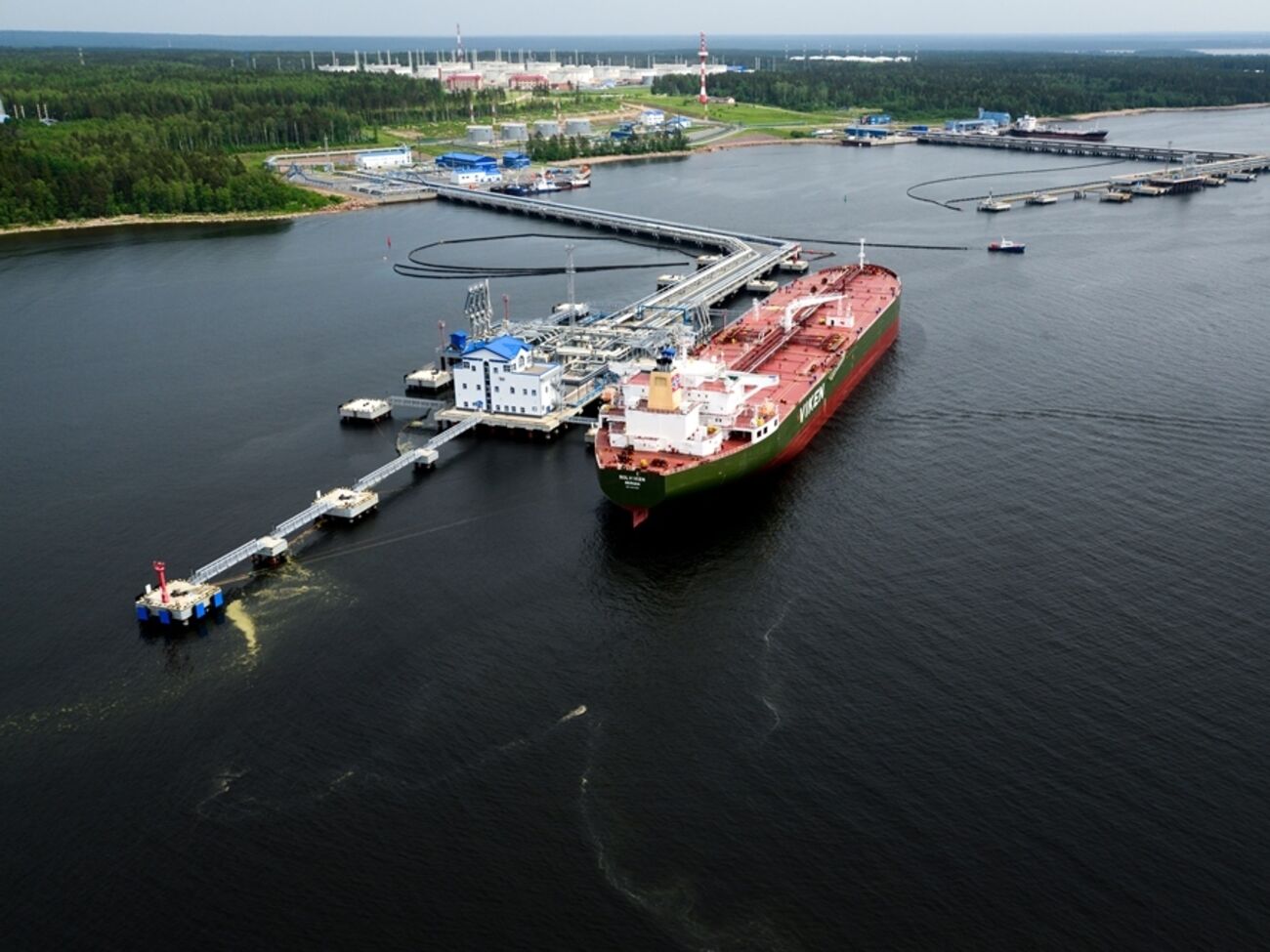 Приморск – крупнейший нефтяной терминал РФ в Балтийском море