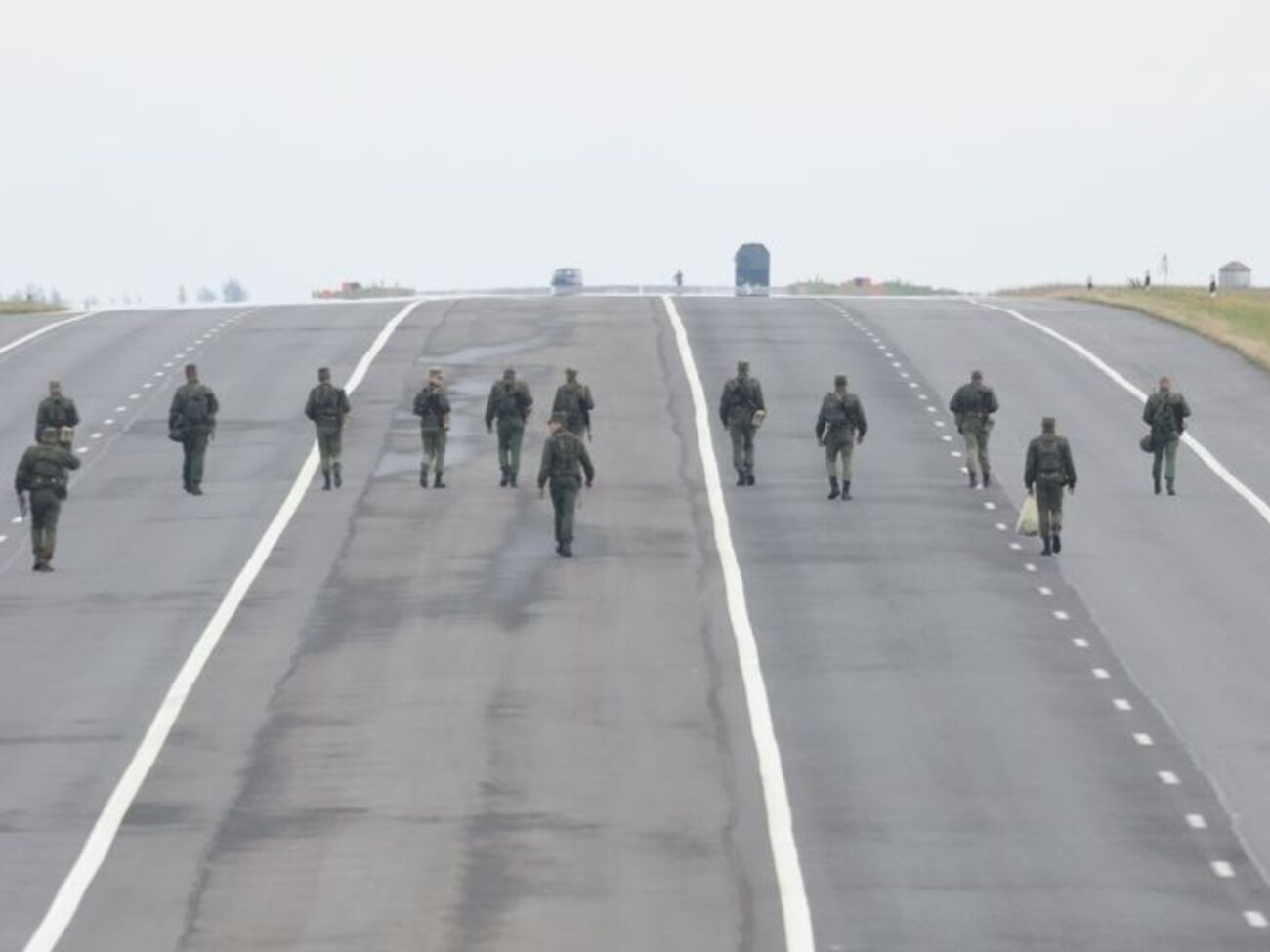 На фото с военных учений, опубликованных белорусскими СМИ, "Орешника" не видно