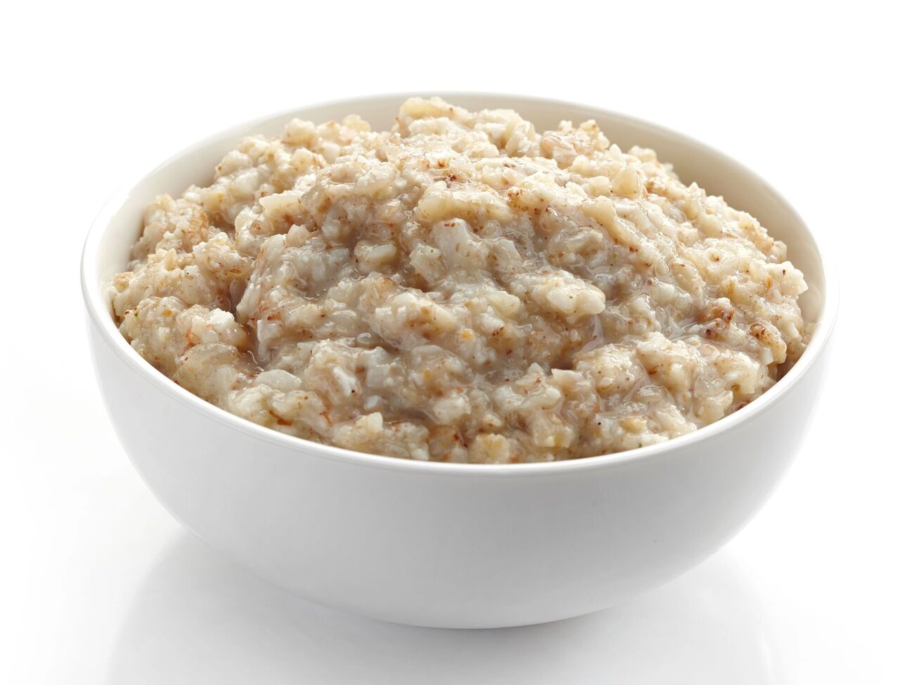 Кашу подают теплой