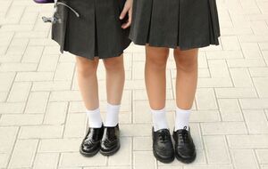 Длину юбки измеряли линейкой